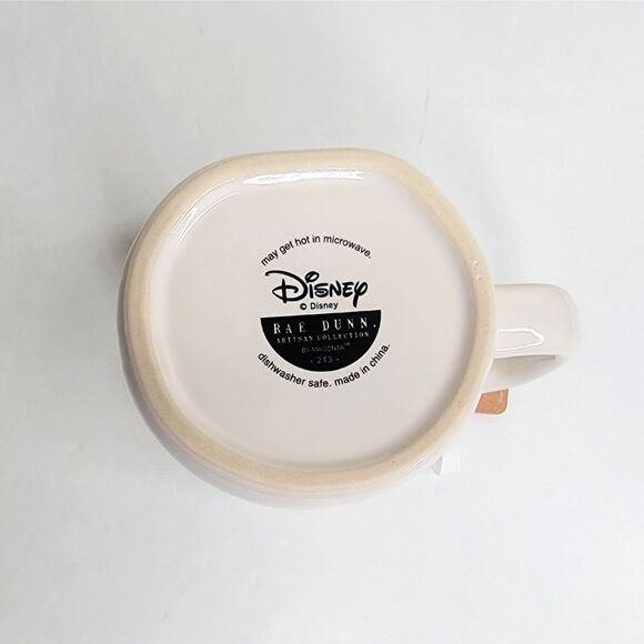 Rae Dunn DIsney Dumbo Double Sided Tea Coffee Mug Yellow Interior - NEW - Picture 6 of 6